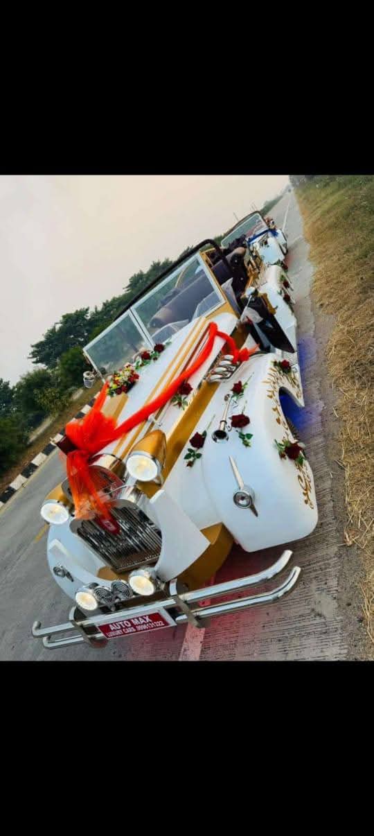 Golden Monarch Wedding Tourer modified vintage wedding car by Gappu Baggi Saharanpur