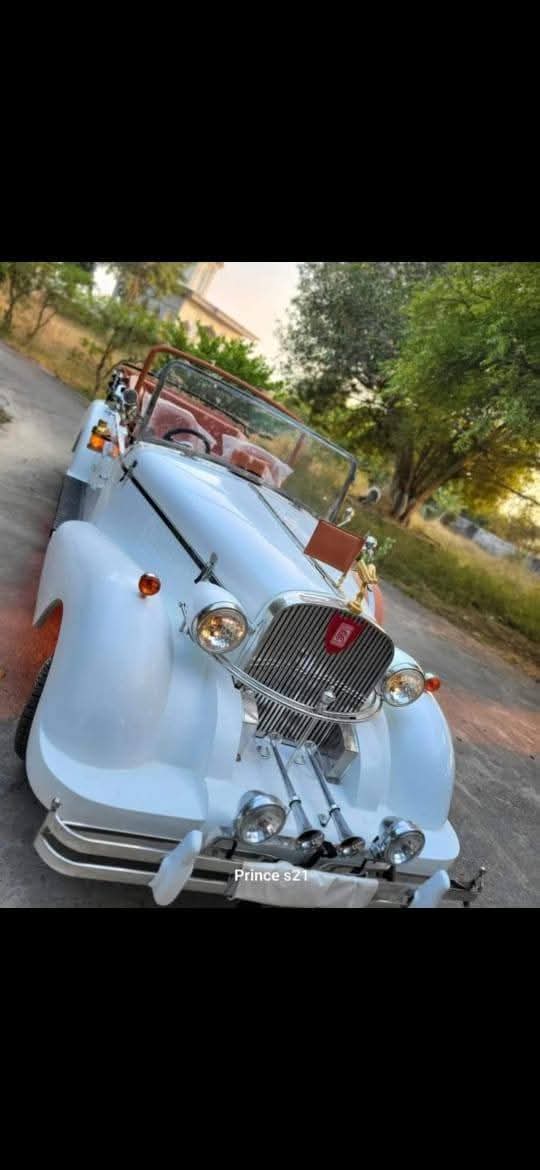 Imperial Grand Vintage Roadster modified vintage wedding car by Gappu Baggi Saharanpur